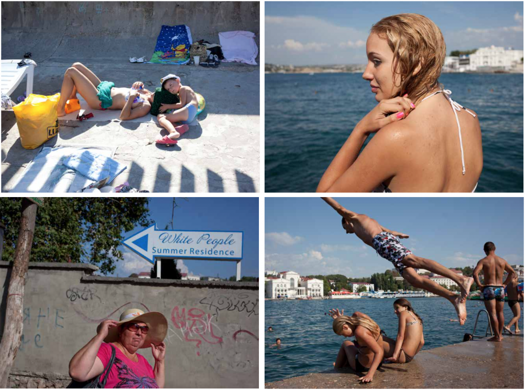 Khrustalny Beach in Sevastopol, Crimea